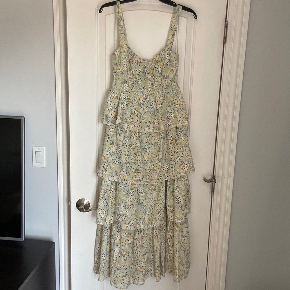 ASTR THE LABEL Midsummer tiered maxi dress